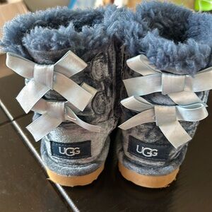UGG Girl's Bailey Velvet Faux Fur Boots Toddler.
